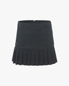 Half Pleats Skirt - Black