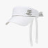 Crystal Chain Visor - White