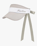 Color combination tape visor - Beige