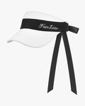 Color combination tape visor - White