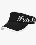 Side logo embroidered visor - Black