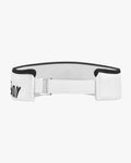 Side logo embroidered visor - White