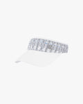 Tweed Visor - White