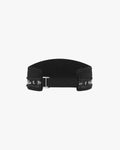 [Mothers Day Sale] Frill-embellished visor - Black