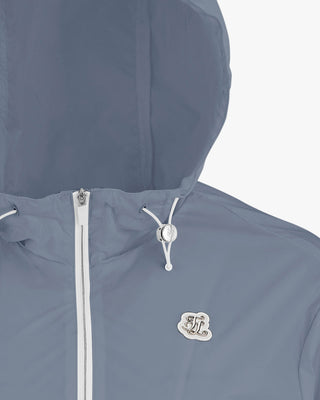 Double Layer Hoodied Mid Jumper - Grey