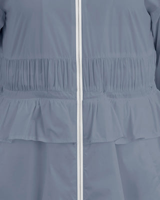 Double Layer Hoodied Mid Jumper - Grey