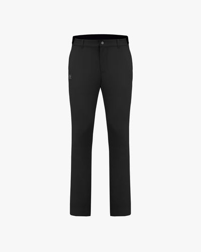 Men's straight fit band pants - Black