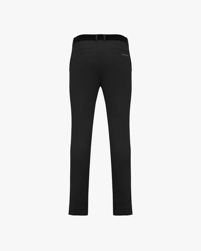 Men's straight fit band pants - Black