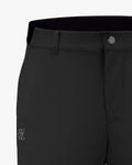 Men's straight fit band pants - Black