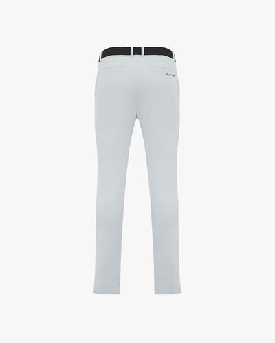 Men's straight fit band pants - Grey