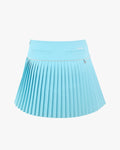 Fair Liar Signature Flare Pleated Skirt- Turquoise