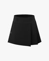 Asymmetrical Pleated Skirt - Black