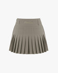 [Mothers Day Sale] Asymmetrical Pleated Skirt - Cocoa