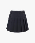 Wrap Pocket Midi Skirt - Black