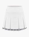 Malhia Kent Tweed Skirt - White