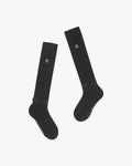 Ribbon Knee Socks - Black