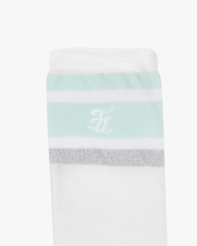 Jacquard Knee Socks - Mint