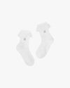 Frill Ankle Socks - White