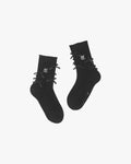 Ribbon Detailed Socks - Black