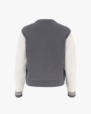 Heart Fair Liar Symbol Knit - Grey
