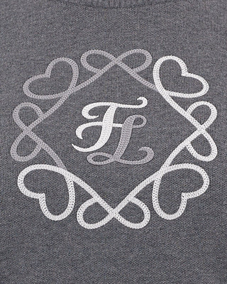 Heart Fair Liar Symbol Knit - Grey