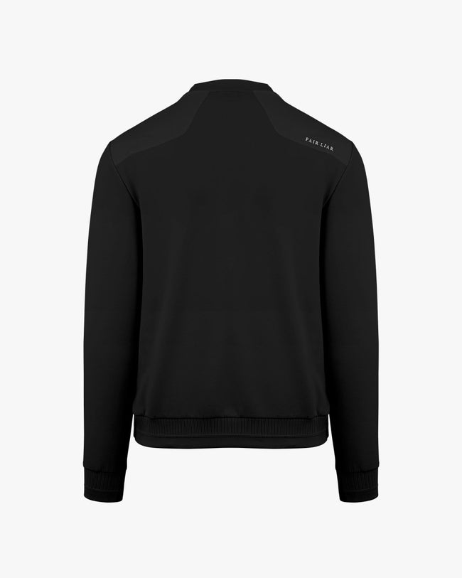 Men's Woven Patch Sweatshirt - Black