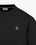 Men's Woven Patch Sweatshirt - Black