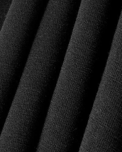 Memory Half Zip Up Pullover - Black