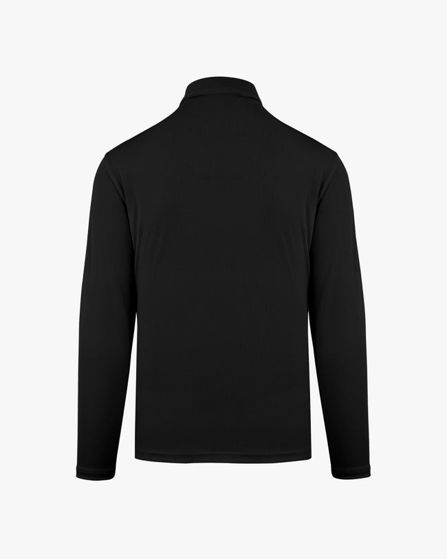 Men's Color Contrast Long Sleeve T-shirt - Black