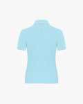 Stan Collar Logo Embroidered T-shirt - Turquoise