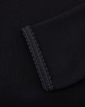 pearl ribbon jacket cardigan - Black