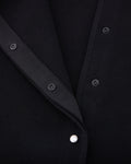 pearl ribbon jacket cardigan - Black