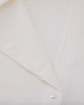 pearl ribbon jacket cardigan - White