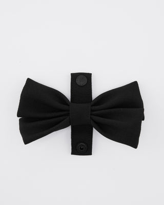 Color Contrast Combination Back Ribbon Visor - Black