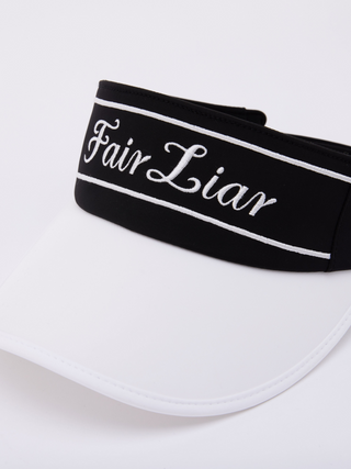 Logo Embroidered Visor - Black
