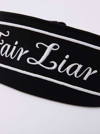 Logo Embroidered Visor - Black