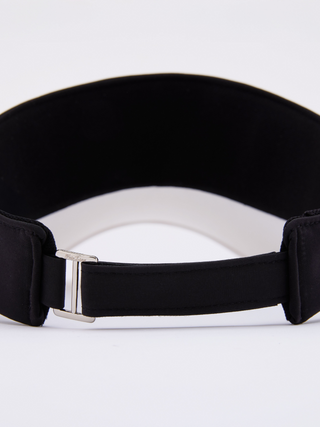 Logo Embroidered Visor - Black