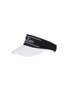 logo embroidered visor - Black