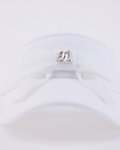 front ribbon visor - White