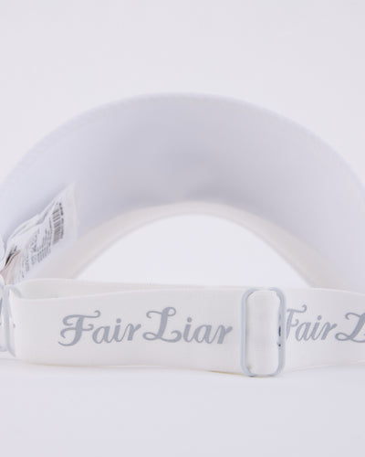 front ribbon visor - White