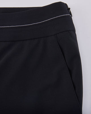 High Waist Stretch Bootcut Pants - Black