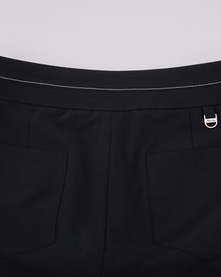 High Waist Stretch Bootcut Pants - Black