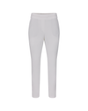 High waist stretch bootcut pants - White