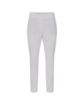 High waist stretch bootcut pants - White