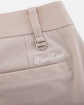 Pintuck turn-up pants - Beige