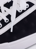 Organza shoe lace logo sneakers - Black