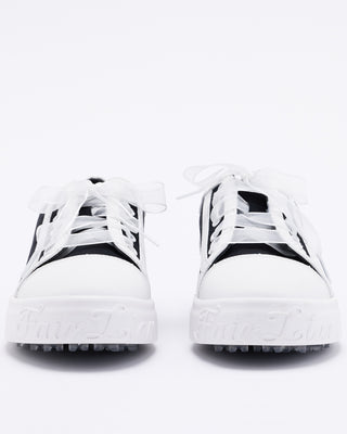Organza Shoe Lace Logo Sneakers - Black