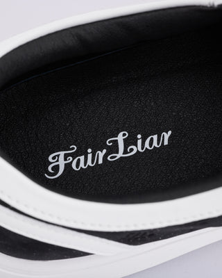 Organza Shoe Lace Logo Sneakers - Black