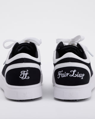 Organza Shoe Lace Logo Sneakers - Black