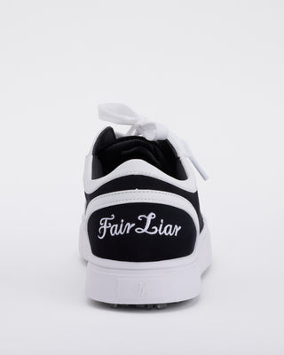 Organza Shoe Lace Logo Sneakers - Black